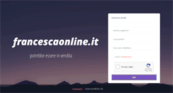 Desktop Screenshot of francescaonline.it
